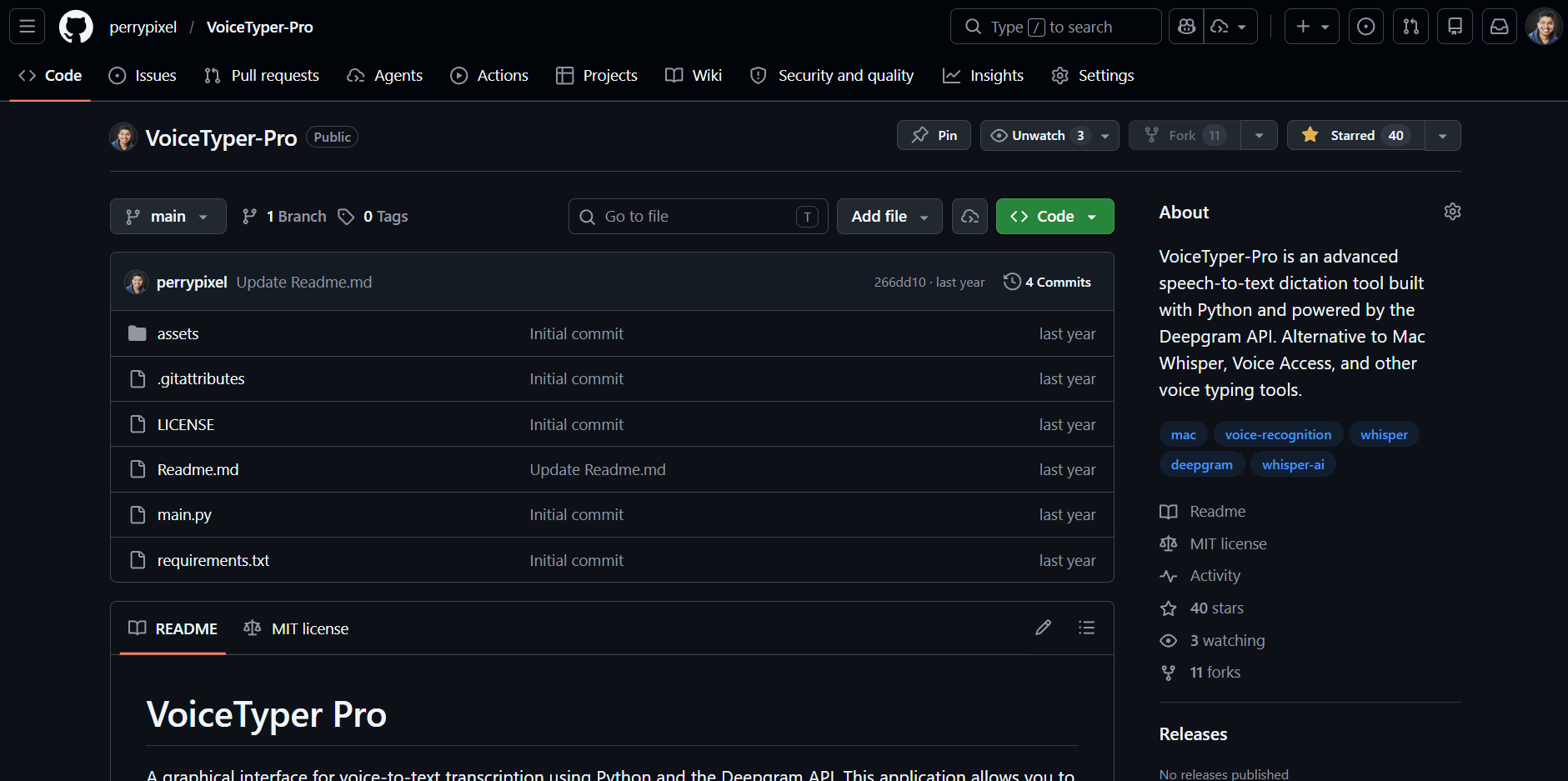VoiceTyper Pro preview