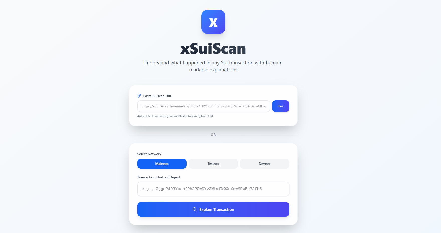 xSuiScan preview